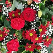  Florist Choice Valentines Aqua Hand-Tied