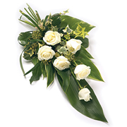6 White Rose Sheaf 