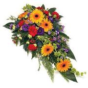 Funeral Spray Jewel Colours