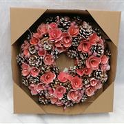 Artificial Dusky Pink Wreath